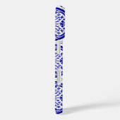 青い白いデルフトインスパイアフェイクタイルiPhone 7ケース Case-Mate iPhoneケース (裏面 / 右)