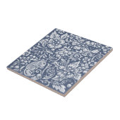 青い白いネズミの森林動物華美 タイル (側面)