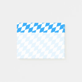 青い白いハート ポストイット