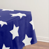 青い白い星模様の装飾 テーブルクロス (インサイチュ)
