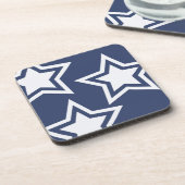 青い白い星 コースター (左側)
