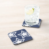 青い白い星 コースター (右側)