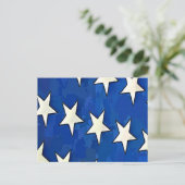青い白い星 ポストカード (スタンド正面)