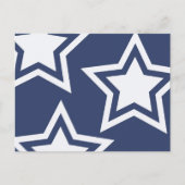 青い白い星 ポストカード (正面)