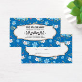 青い白い花 |ギフトカード (デスク)