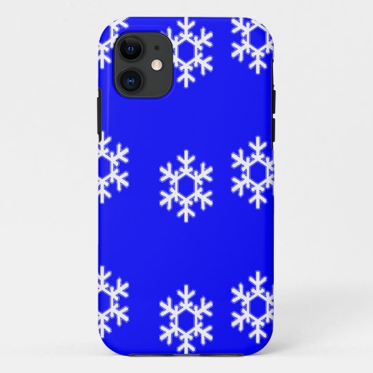 青い白い雪 Case-Mate iPhoneケース (裏面)