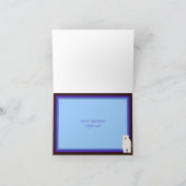 青い白くまのサンキューカード サンキューカード (内部)