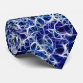青い白と紫の神経系つながり ネクタイ (ロール)