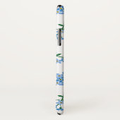 青い白は私を花パターン忘れます Case-Mate iPhoneケース (裏面/右)