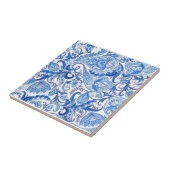 青い白中国磁器のパターン#101A タイル (側面)