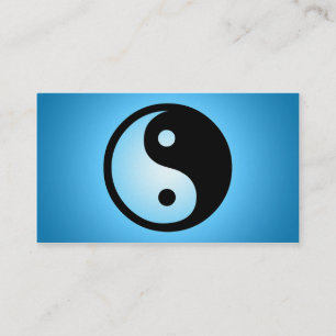 青い白熱陰陽 名刺