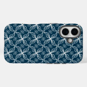 青い白葉色の果実ミスタントー反復 Case-Mate iPhoneケース (裏面 (横))