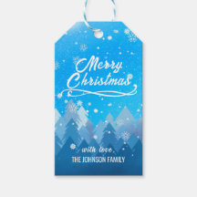 青い白雪平和な森メリークリスマス