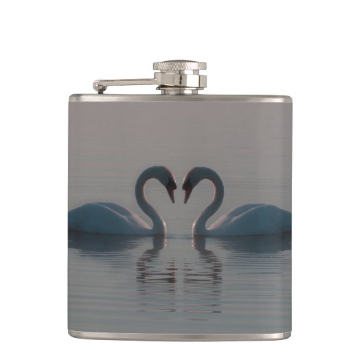 青い白鳥は愛に違いない フラスク (正面)