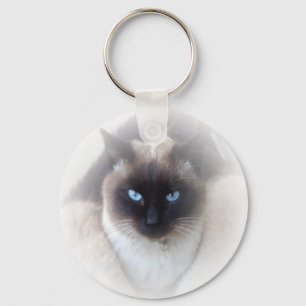 青い目がシャム猫 キーホルダー