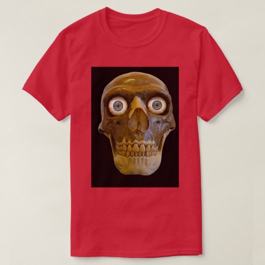 青い目でネアンデルタール人 Tシャツ (デザイン正面)