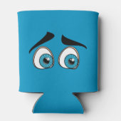 青い目のおもしろいクーラーボックス – カスタマイズ 缶クーラー (裏面)