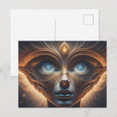 青い目のエイリアン ポストカード (正面/裏面)