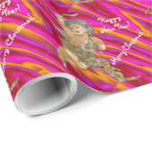 青い目のクリスマスの天使 ラッピングペーパー (ロールコーナー)