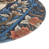 青い目のシャム猫ウィリアム・モリスインスパイア カッティングボード (角)