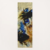 青い目のシャム猫モザイクタイル ヨガマット (正面)