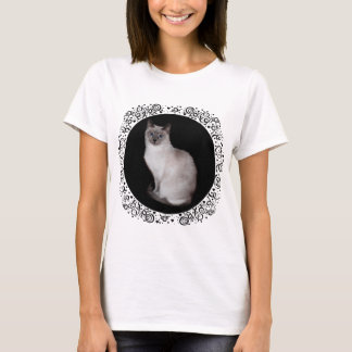 青い目のシャム猫 Tシャツ