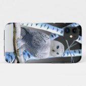 青い目のシロフクロウ Case-Mate iPhoneケース (裏面(横))