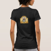 青い目のセルバル付きTシャツ Tシャツ (裏面)