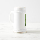 青い目のダーナトンボ紫色の花 ビールジョッキ (正面左)