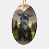 青い目のナイジェリアの小型クリスマスのオーナメント セラミックオーナメント (左)