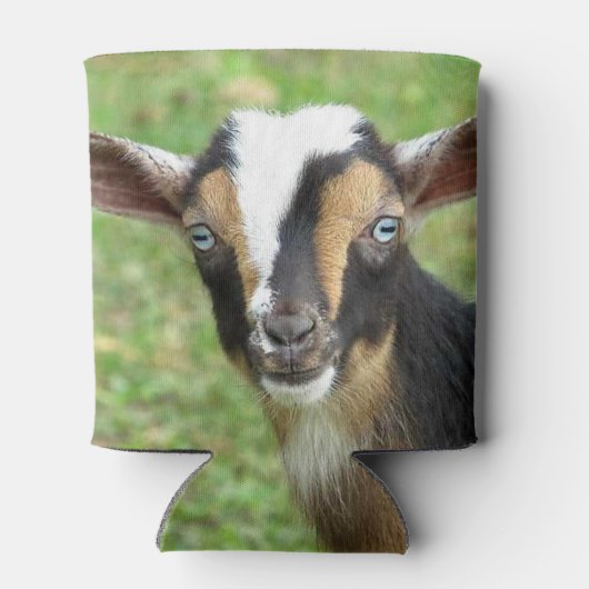 青い目のニゲリエン矮性乳製品ヤギ 缶クーラー (裏面)