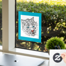 青い目のベビー虎 ウィンドウサイン