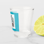 青い目のベビー虎 ショットグラス (右)