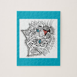青い目のベビー虎 ジグソーパズル