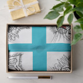 青い目のベビー虎 薄葉紙 (ギフト)