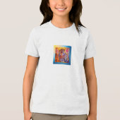 青い目のベビー トラ トライブレンドＴシャツ (正面)