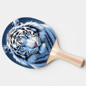 青い目のホワイトタイガー 卓球ラケット (横)