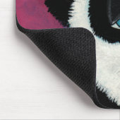 青い目のマウスパッドのかわいくお洒落なパンダくま マウスパッド (コーナー)