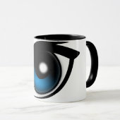 青い目のマグ マグカップ (正面右)