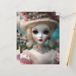 青い目のヴィンテージ人形