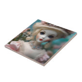 青い目のヴィンテージ人形 タイル (側面)