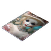 青い目のヴィンテージ人形 ノートブック (左側)