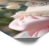 青い目のヴィンテージ人形 ポスター (角)