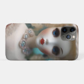 青い目のヴィンテージ人形 Case-Mate iPhoneケース (裏面(横))