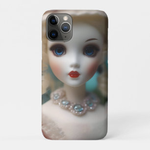 青い目のヴィンテージ人形 iPhone 11 PROケース