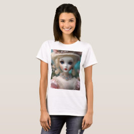 青い目のヴィンテージ人形 Tシャツ