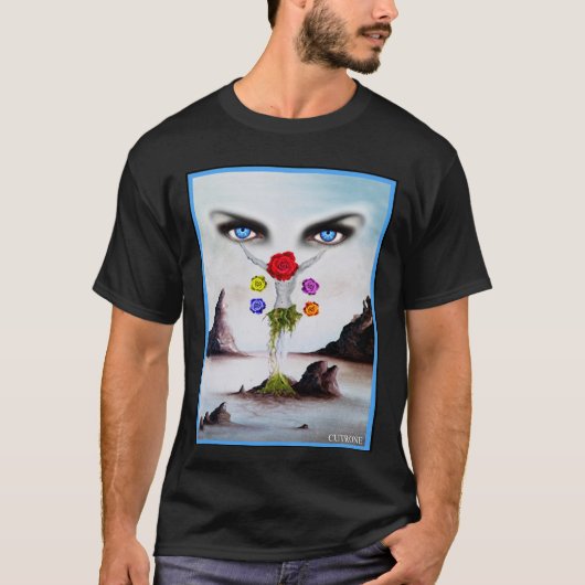 青い目の世界 Tシャツ (正面)