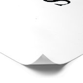 青い目の亜麻 ポスター (角)