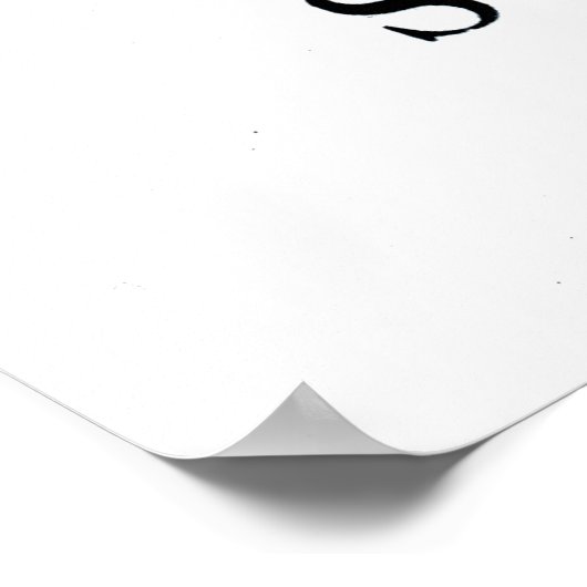 青い目の亜麻 ポスター (角)