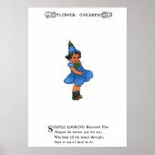 青い目の亜麻 ポスター (正面)